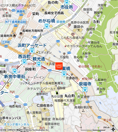 タケダカメラ付近の地図